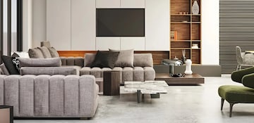 Living Room in 3 BHK Apartment at Lodha Giardino, Kharadi – for Sale