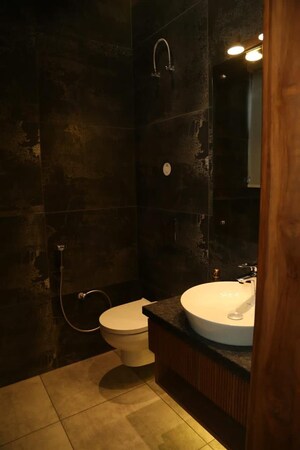 Bathroom in 3.5 BHK Apartment at Aerocity – for Sale