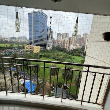Balcony in 2 BHK Apartment at Woods Maple Tower, Khan Estate – for Sale