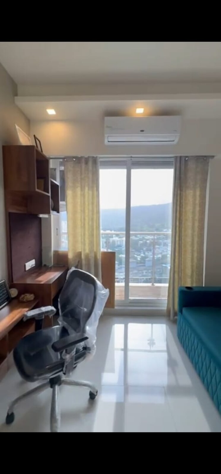 Living Room, ashar-edge 2 Bedroom 1050 Sq.Ft. Apartment In Pokhran Road No Two Thane 9010078