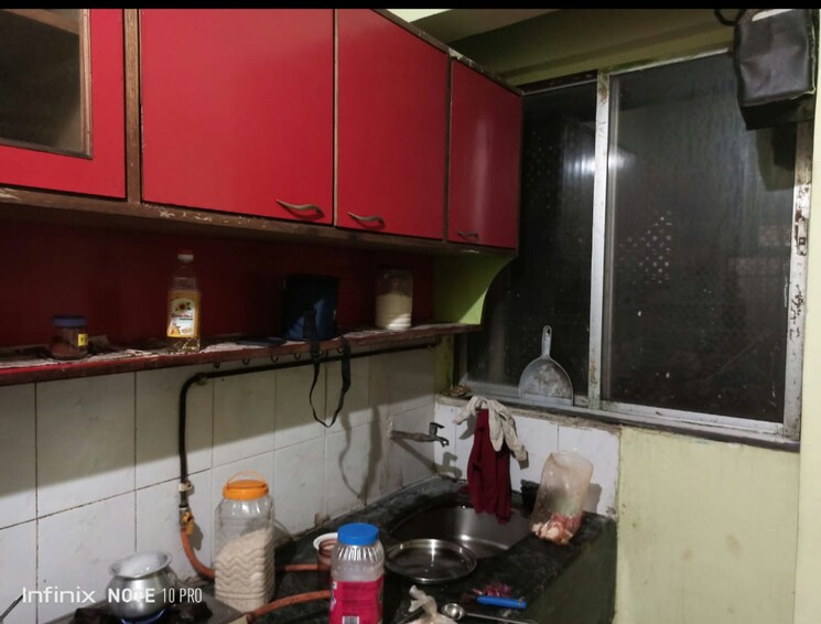 Kitchen, sector 12 kopar khairane 1 Bedroom 580 Sq.Ft. Apartment In Sector 12 Kopar Khairane Navi Mumbai 9010145