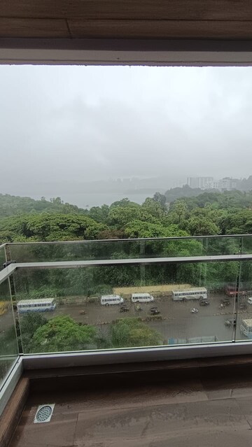 Balcony in 3 BHK Apartment at LnT Elixir Reserve, Powai – for Rent