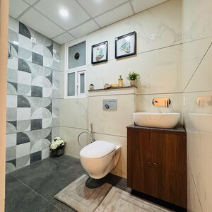 Bathroom in 3 BHK Apartment at Ambala Highway – for Sale
