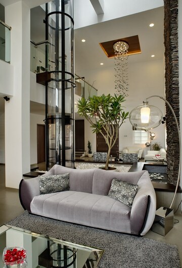 Living Room in 4 BHK Villa at Sneh Park, Baner – for Rent