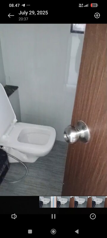 Bathroom in 2 BHK Apartment at Salarpuria Sattva H And M Royal, Kondhwa – for Rent