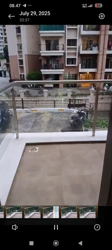 Balcony in 2 BHK Apartment at Salarpuria Sattva H And M Royal, Kondhwa – for Rent