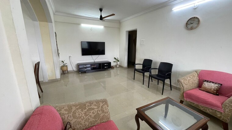 Living Room, brahma-emerald-county 3 Bedroom 1600 Sq.Ft. Apartment In Kondhwa Pune 9010383
