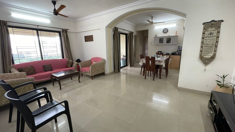 Living Room, brahma-emerald-county 3 Bedroom 1600 Sq.Ft. Apartment In Kondhwa Pune 9010383