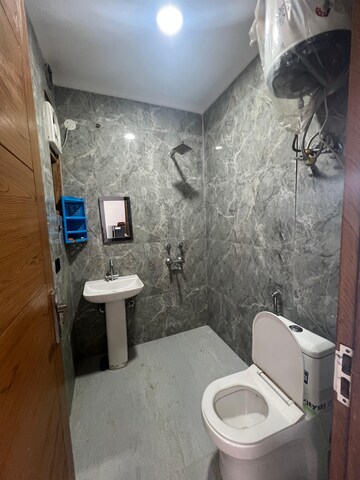 Bathroom in 1 BHK Builder Floor at Saket – for Rent
