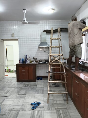 Kitchen in 3 BHK Builder Floor at Boutique Residential Apartments A-4 1, Vasant Vihar – for Rent