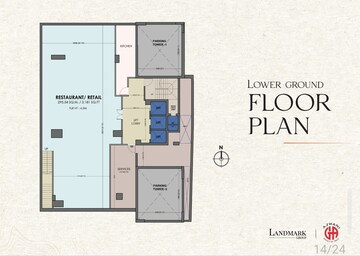 Floor Plan in  Office Space at Khar West – for Sale