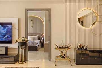 Living Room in 3 BHK Apartment at Central Park Resorts, Sector 48 – for Rent