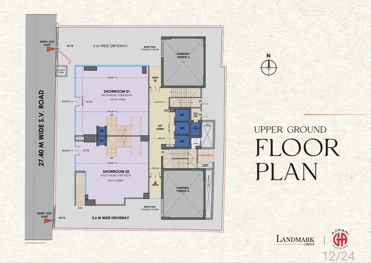 Floor Plan, khar west Commercial Showroom 1358 Sq.Ft. In Khar West Mumbai 9010445