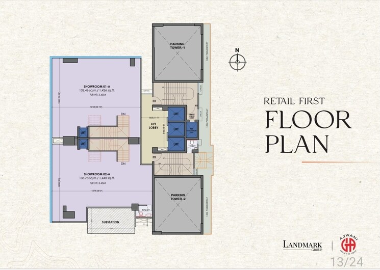 Floor Plan, khar west Commercial Showroom 1187 Sq.Ft. In Khar West Mumbai 9010451