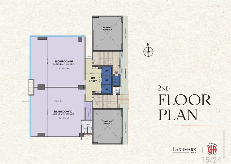 Floor Plan, khar west Commercial Showroom 1426 Sq.Ft. In Khar West Mumbai 9010458