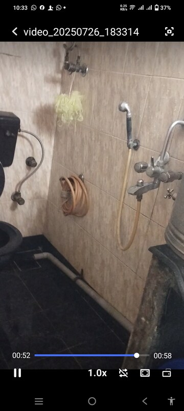 Bathroom in 1 BHK Apartment at Amar CHS, Kurla – for Rent