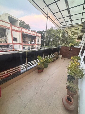 Balcony in 3 BHK Apartment at Bank Vihar  Apartments, Pitampura – for Rent