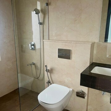Bathroom in 3 BHK Apartment at Piramal Mahalaxmi, Arthur rd – for Rent