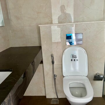 Bathroom in 3 BHK Apartment at Piramal Mahalaxmi, Arthur rd – for Rent