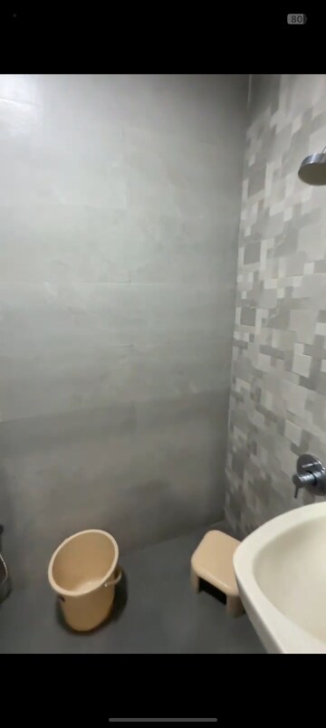 Bathroom in 2 BHK Apartment at Greenfield Rocks CHS, Jogeshwari East – for Rent
