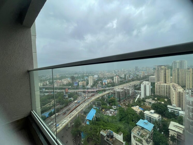 Balcony, ashar-axis 2 Bedroom 678 Sq.Ft. Apartment In Majiwada Thane 9010550