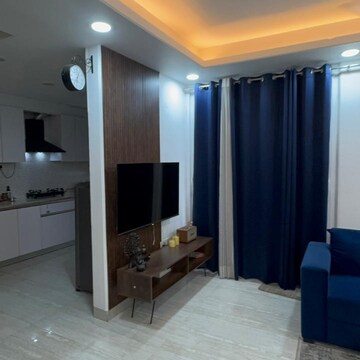 Living Room in 3 BHK Builder Floor at Vasant Kunj Enclave – for Rent