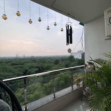 Balcony in 3 BHK Builder Floor at Vasant Kunj Enclave – for Rent