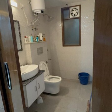 Bathroom in 3 BHK Builder Floor at Vasant Kunj Enclave – for Rent