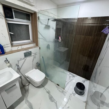 Bathroom in 2 BHK Apartment at RNA NG Eclat, Yamnuna Nagar – for Rent