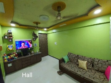 Living Room in 1.5 BHK Apartment at Neptune Living Point, Bhandup West – for Rent