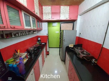 Kitchen in 1.5 BHK Apartment at Neptune Living Point, Bhandup West – for Rent