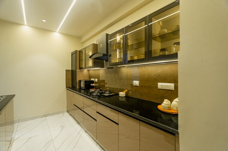 Kitchen, aura-gazania 3 Bedroom 1695 Sq.Ft. Apartment In Nabha Zirakpur 9010739