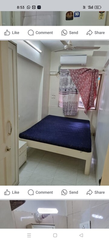 Bedroom in 2 BHK Apartment at JPV Pratap Liberty One, Malad West – for Rent