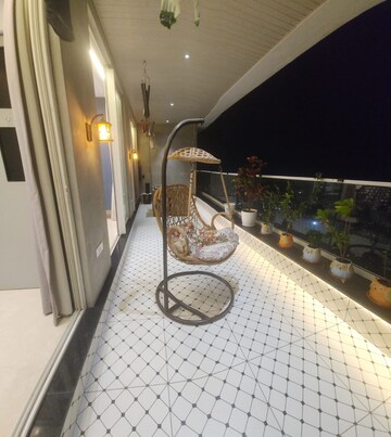 Balcony in 2 BHK Apartment at Omkar Alta Monte, Malad East – for Rent