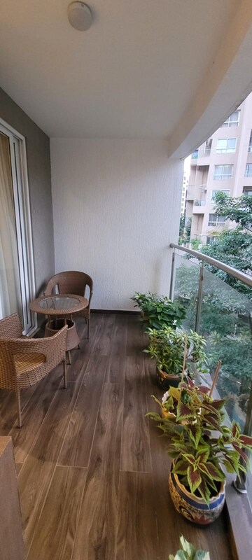 Balcony in 3 BHK Apartment at Visoka Aurum Petals, Pimple Nilakh – for Sale