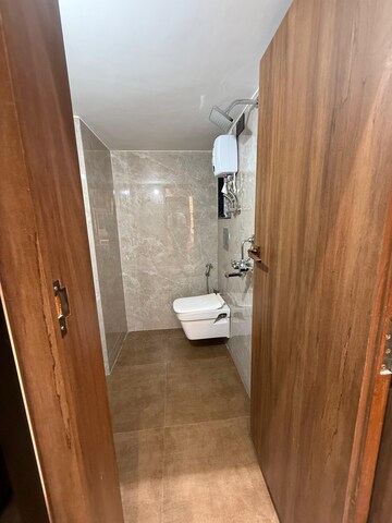 Bathroom in 1 BHK Apartment at Saidhara Sai Raj, Virar West – for Rent