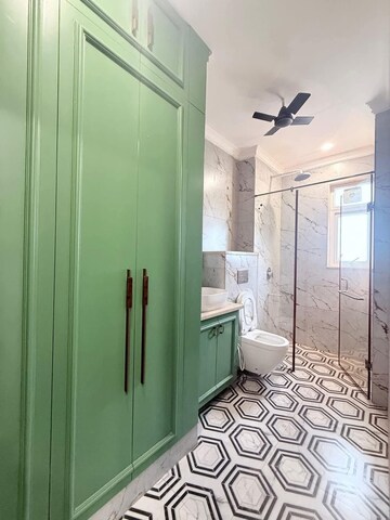Bathroom in 4 BHK Builder Floor at Sector 15i – for Rent