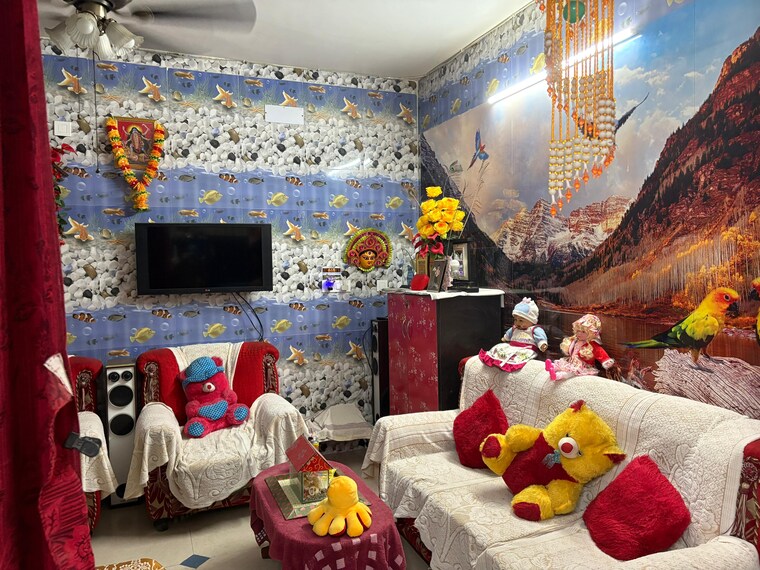 Living Room, new town 2 Bedroom 780 Sq.Ft. Apartment In New Town Kolkata 9010964