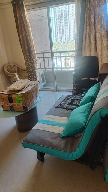 Living Room in 1 BHK Apartment at Vihang Hills, Ghodbunder Road – for Rent
