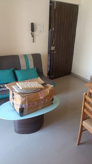 Living Room in 1 BHK Apartment at Vihang Hills, Ghodbunder Road – for Rent
