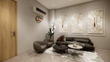 Living Room in 2 BHK Apartment at Signature Orchard Avenue 2, Sector 93 – for Rent