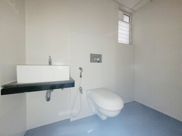 Bathroom in 2 BHK Apartment at Godrej Emerald, Ghodbunder Road – for Rent