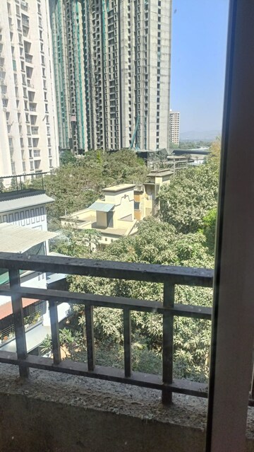 Balcony in 1 BHK Apartment at Hill Garden, Manpada – for Rent