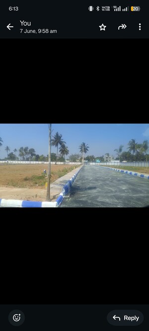  Plot – Exterior View View at Kelamangalam rd - for Sale