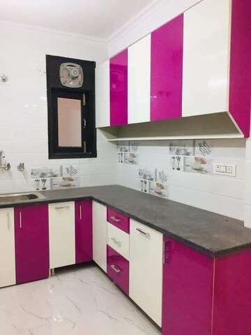 Kitchen in 1 BHK Builder Floor at Freedom Fighters Enclave – for Rent