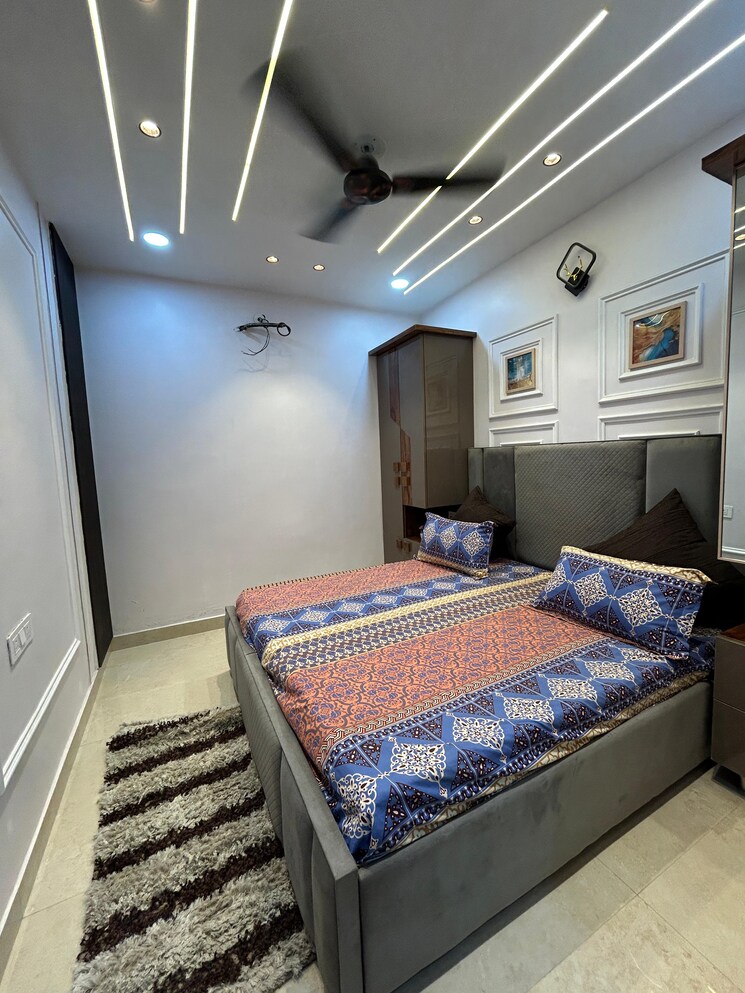 Bedroom, dwarka mor 3 Bedroom 713 Sq.Ft. Builder Floor In Dwarka Mor Delhi 9011311