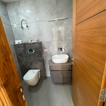 Bathroom in 3 BHK Builder Floor at Parklands, Sector 85 – for Sale