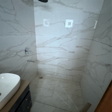 Bathroom in 3 BHK Builder Floor at Parklands, Sector 85 – for Sale