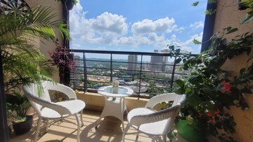Balcony in 2 BHK Apartment at K Raheja Raheja Residency, Malad East – for Rent