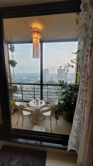 Balcony in 2 BHK Apartment at K Raheja Raheja Residency, Malad East – for Rent